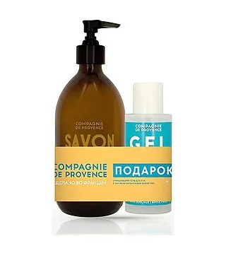 COMPAGNIE DE PROVENCE Набор: Cashmere крем для рук 300 мл + санитайзер 100 мл COMPAGNIE DE PROVENCE