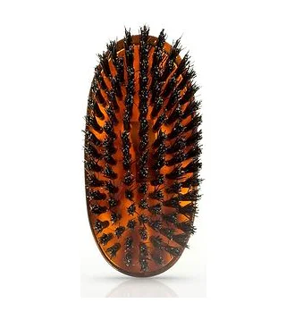 Spazzola Setolata Oval Medium - щетка для волос компактная с натуральной щетиной жесткая средняя Spazzola Setolata Oval