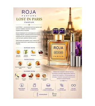 ROJA PARFUMS Lost in Paris Духи унисекс 5 мл Отливант Roja