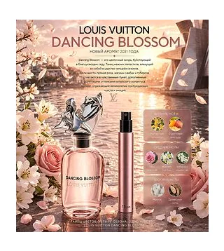 Louis Vuitton DANCING BLOSSOM Парфюмерная вода унисекс 15 мл Отливант Louis Vuitton