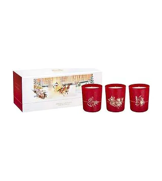 Parfums de Marly Festive Набор ароматических свечей Winter Woods, Spiced Delight, Royal Pine 3*75 г Parfums de Marly