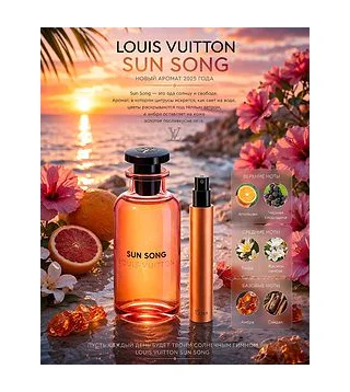 LOUIS VUITTON SUN SONG Вода парфюмерная унисекс 15 мл Отливант Louis Vuitton