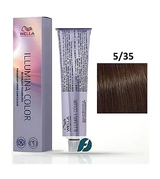 5/35 ILLUMINA COLOR 60 мл Светло - коричневый золотисто махагоновый 5/35 ILLUMINA COLOR 60 мл Светло