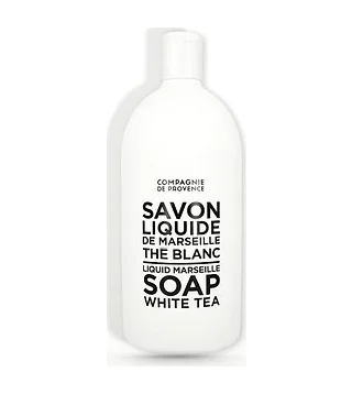COMPAGNIE DE PROVENCE White Tea Liquid Marseille Soap 1000 мл - жидкое мыло для тела и рук COMPAGNIE DE PROVENCE