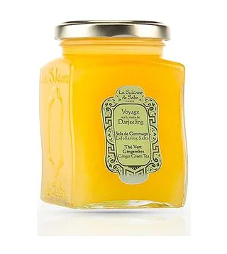 La Sultane de Saba Exfoliating salts Ginger Green tea - Скраб-гоммаж, соль для пилинга Зеленый чай, Имбирь 300 г LA SULTANE DE