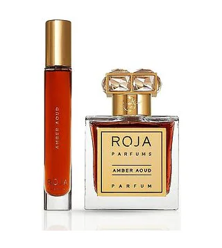 ROJA PARFUMS Amber Aoud Parfum 50 мл & Amber Aoud Parfum 10 мл Coffret - подарочный набор: духи 50 мл + миниатюра Roja