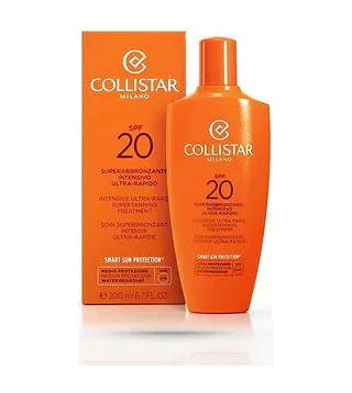Collistar - Intensive Ultra-Rapid Supertanning SPF20 Sun Body Lotion 200 мл Интенсивное средство для усиления загара 200 мл Collistar