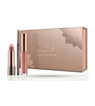 DELILAH Nude Lip Wardrobe Collection Kit - набор для макияжа губ Delilah