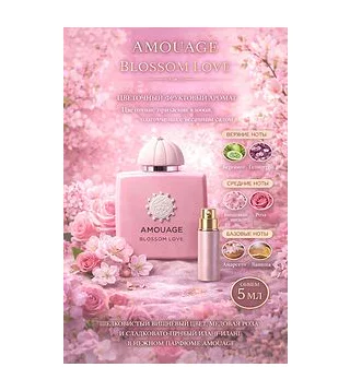 AMOUAGE BLOSSOM LOVE Парфюмерная вода для женщин 5 мл Отливант Amouage