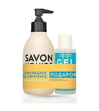 COMPAGNIE DE PROVENCE Набор: Karite жидкое мыло для тела и рук 300 мл + санитайзер 100 мл COMPAGNIE DE PROVENCE