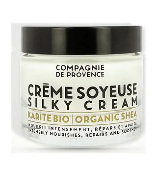 COMPAGNIE DE PROVENCE Organic Shea Silky Cream 50 мл - питательный крем-шелк для лица COMPAGNIE DE PROVENCE