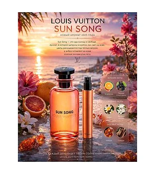 LOUIS VUITTON SUN SONG Вода парфюмерная унисекс 10 мл Отливант Louis Vuitton