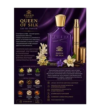 Creed Queen of Silk Парфюмированная вода для женщин 5 мл Отливант Creed