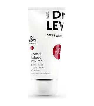 DR. LEVY SWITZERLAND Radical3 Reboot Pro Peel 50 мл - антивозрастной пилинг для лица тройного действия Dr. Levy