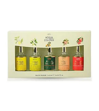 4711 ACQUA COLONIA SET EDC MINI (LIMON + LIME + BLOOD ORANGE + WHITE PEACH + LYCHEE) Набор одеколона унисекс 5 шт 8 мл YV