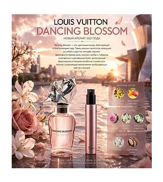 Louis Vuitton DANCING BLOSSOM Парфюмерная вода унисекс 5 мл Отливант Louis Vuitton