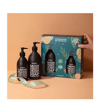 COMPAGNIE DE PROVENCE BLACK IS BLACK DUO - набор средств для тела и рук COMPAGNIE DE PROVENCE