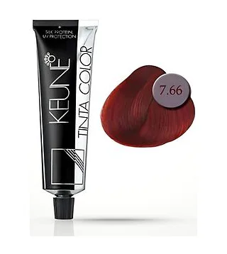 KEUNE TINTA COLOR Краска для волос NO. 7.66, 60 мл Keune