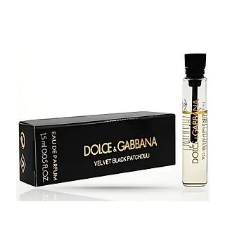 DOLCE&GABBANA Velvet COLLECTION BLACK patchouli Вода парфюмерная унисекс 1.5 мл Dolce & Gabbana