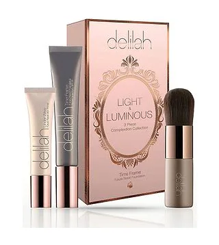 DELILAH Time Frame Light & Luminous Complexion Collection - Buttermilk - набор средств макияжа для лица Delilah