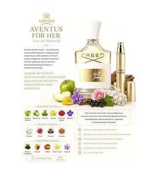Creed Aventus for Her Парфюмированная вода для женщин 5 мл Отливант Creed