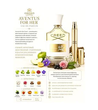 Creed Aventus for Her Парфюмированная вода для женщин 10 мл Отливант Creed