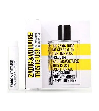 zadig & voltaire this is us Туалетная вода 0.8 мл ZADIG&VOLTAIRE