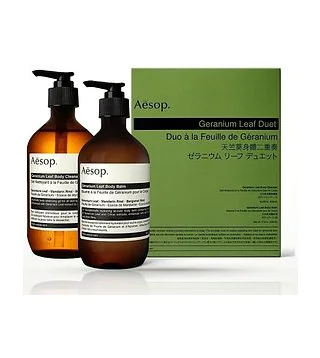 Aesop Geranium Leaf Duet набор средств для тела Aesop