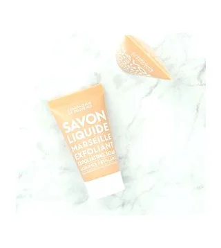 COMPAGNIE DE PROVENCE Exfoliating Liquid Marseille Soap 30 мл - жидкое мыло-скраб для тела и рук COMPAGNIE DE PROVENCE