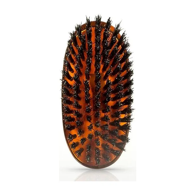 Spazzola Setolata Oval Medium - щетка для волос компактная с натуральной щетиной жесткая средняя Spazzola Setolata Oval купить