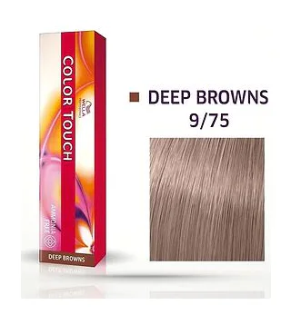 9/75 COLOR TOUCH Крем-краска Очень светлый блонд коричневый махагоновый 60 мл NEW