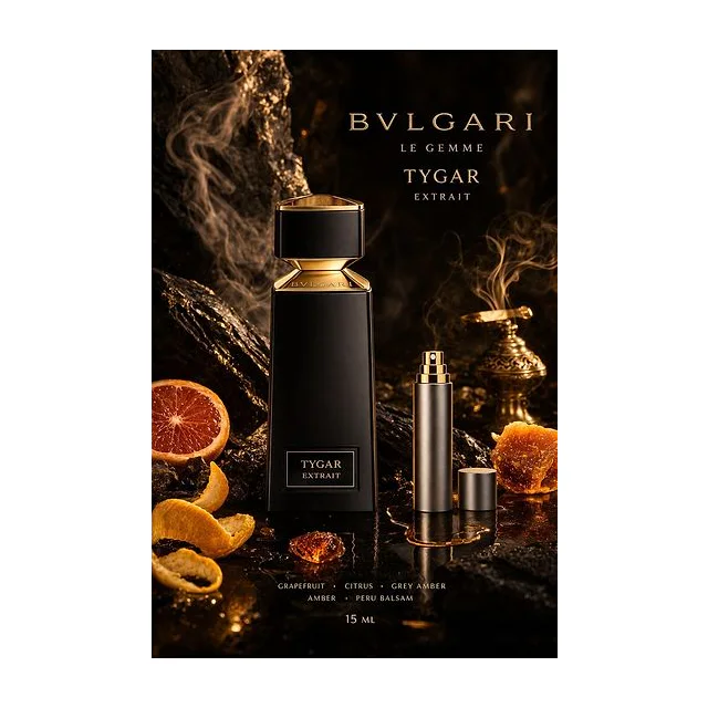 BVLGARI TYGAR EXTRAIT PARFUM Парфюмерная вода 15 мл Отливант Bvlgari купить