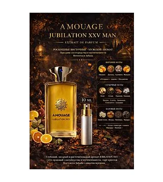 AMOUAGE Jubilation XXV Man 10 мл - парфюмерная вода Отливант Amouage