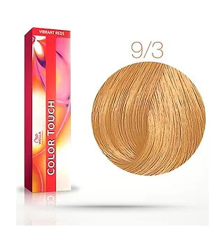 9/3 COLOR TOUCH Крем-краска Очень светлый блонд золотистый 60 мл
