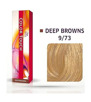 9/73 COLOR TOUCH Крем-краска Очень светлый блонд коричнево-золотистый 60 мл
