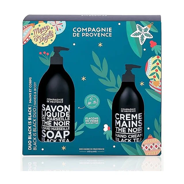 COMPAGNIE DE PROVENCE BLACK IS BLACK DUO - набор средств для тела и рук купить