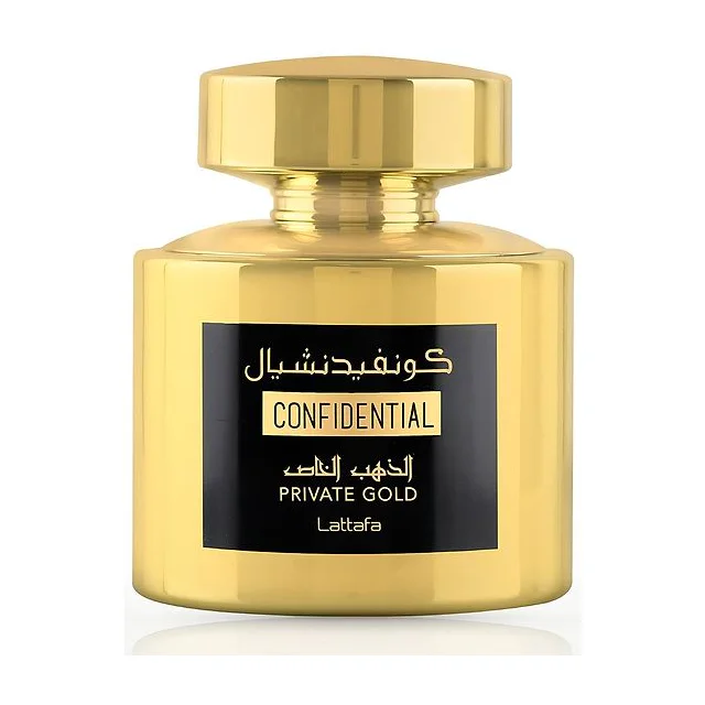 Lattafa Perfumes Confidential Private Gold Парфюмерная вода унисекс 100 мл Lattafa Perfumes купить