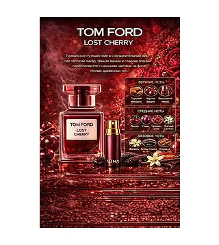 TOM FORD LOST CHERRY Парфюмерная вода для женщин 10 мл Отливант Tom Ford