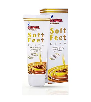 GEHWOL Fusskraft Soft Feet Cream Шелковый крем Молоко и мед, 40 мл