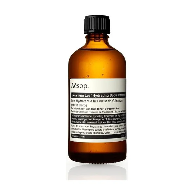 AESOP Geranium Leaf Hydrating Body Treatment 100 мл - увлажняющее масло для тела Aesop купить